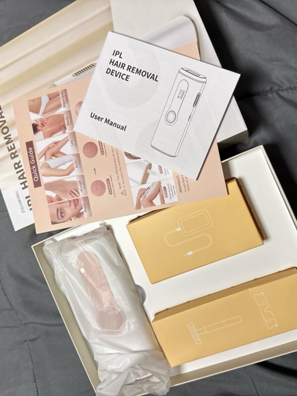 IPL Hair Removal Device - Rose Gold